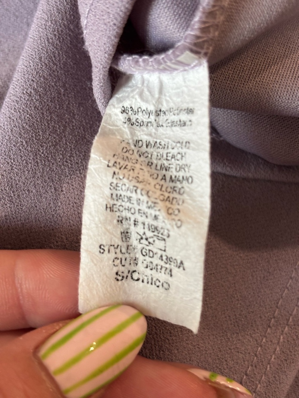 Windsor Lavender Spaghetti-Strap Ruched Mini Dress - Picture 6 of 6